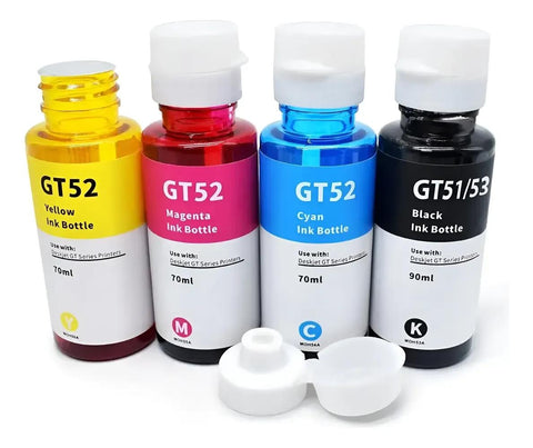 Kit de Tintas Compatibles HP GT53/GT52 (315, 415, 515, 530, 630) + Alto Rendimiento + Rinde Miles de Páginas sin Perder Calidad