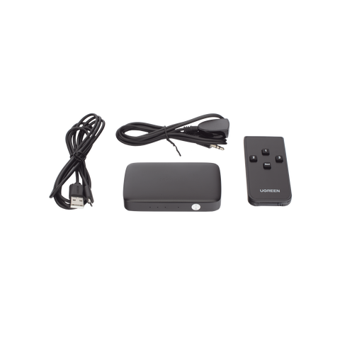 Conmutador HDMI (Switch) 4K@30Hz - 3 Entradas a 1 Salida - 3D - Transmisión Estable - Incluye Control Remoto - Receptor de Infrarrojos - Indicador LED - Chip Inteligente - Incluye Cable Micro USB para Alimentación.