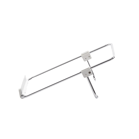 Soporte para Laptop | Plegable | Ajustable de 87 a 131 mm | Amplia compatibilidad 11''-16'' | Capacidad de carga 20 KG | Antideslizante | Ultra Ligero | Metal | ABS | Silicona | Color Plata