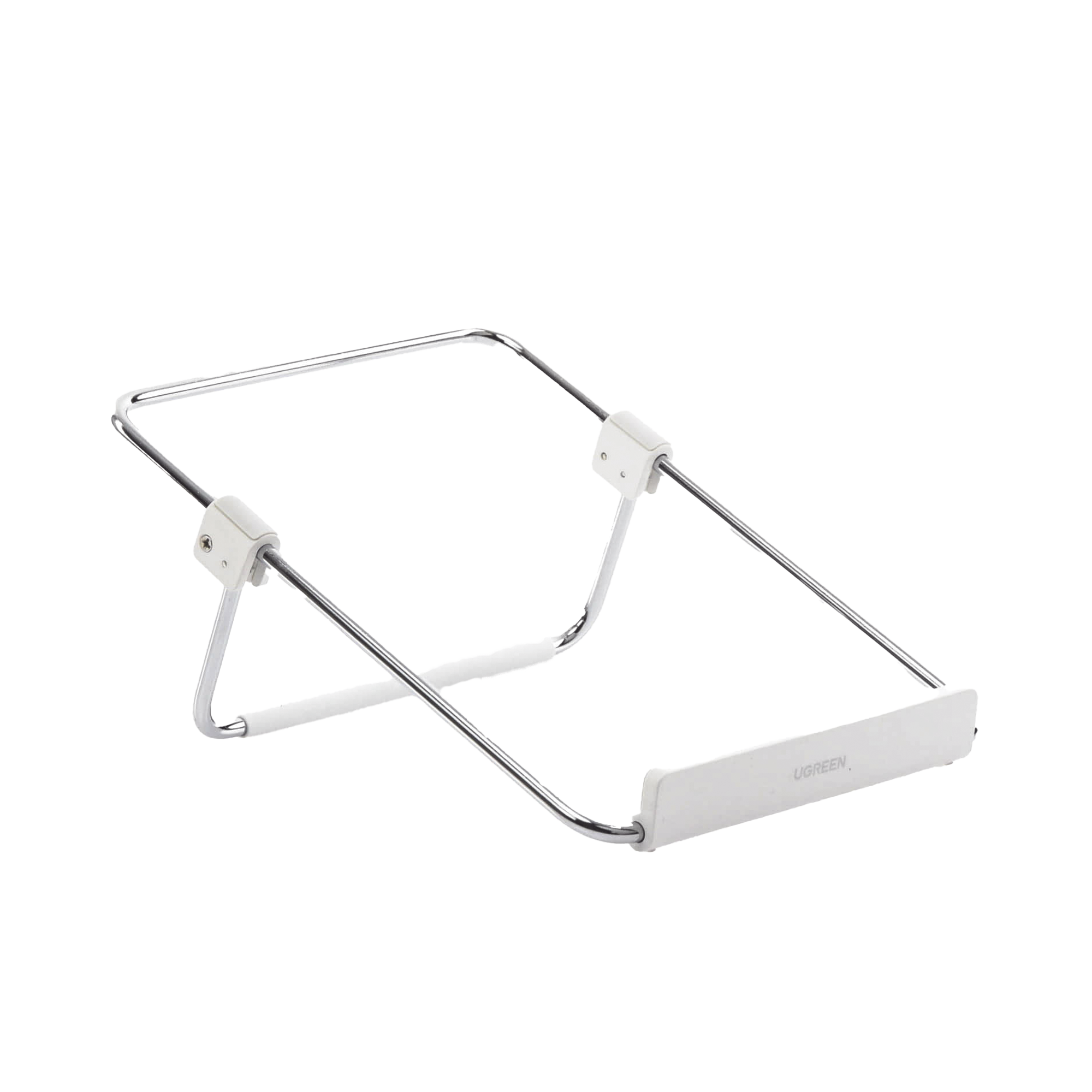 Soporte para Laptop | Plegable | Ajustable de 87 a 131 mm | Amplia compatibilidad 11''-16'' | Capacidad de carga 20 KG | Antideslizante | Ultra Ligero | Metal | ABS | Silicona | Color Plata
