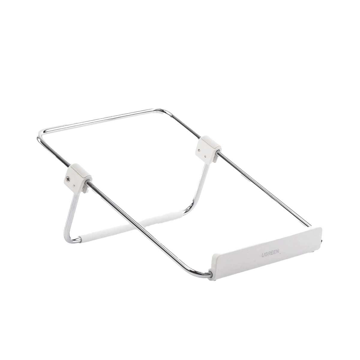 Soporte para Laptop | Plegable | Ajustable de 87 a 131 mm | Amplia compatibilidad 11''-16'' | Capacidad de carga 20 KG | Antideslizante | Ultra Ligero | Metal | ABS | Silicona | Color Plata
