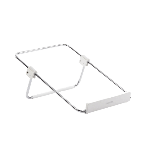 Soporte para Laptop | Plegable | Ajustable de 87 a 131 mm | Amplia compatibilidad 11''-16'' | Capacidad de carga 20 KG | Antideslizante | Ultra Ligero | Metal | ABS | Silicona | Color Plata