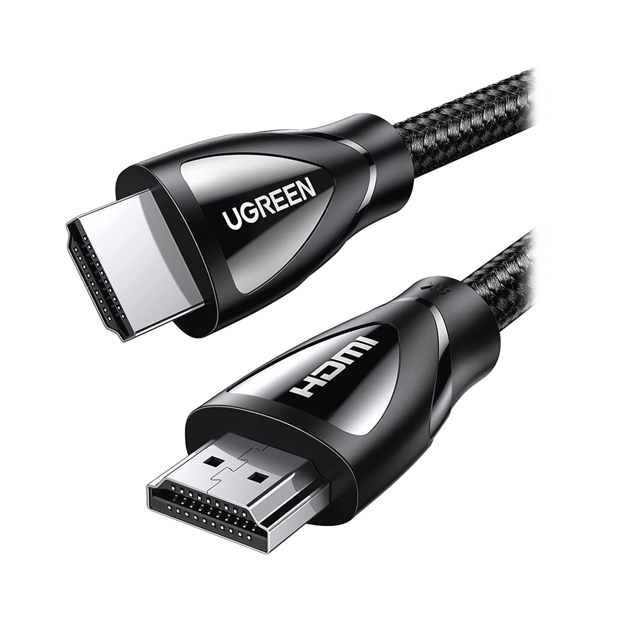 Cable HDMI 2.1 de Nylon Trenzado | 1 Metro (3.28 Pies) | 8K@60Hz/4K@120Hz | eARC (Canal de Retorno de Audio) | HDR10+ | VVR | HEC (Canal Ethernet HDMI) | ALLM | 3D | Dolby Atmos | Dolby Vision | 48 Gbps | Mayor Duración.