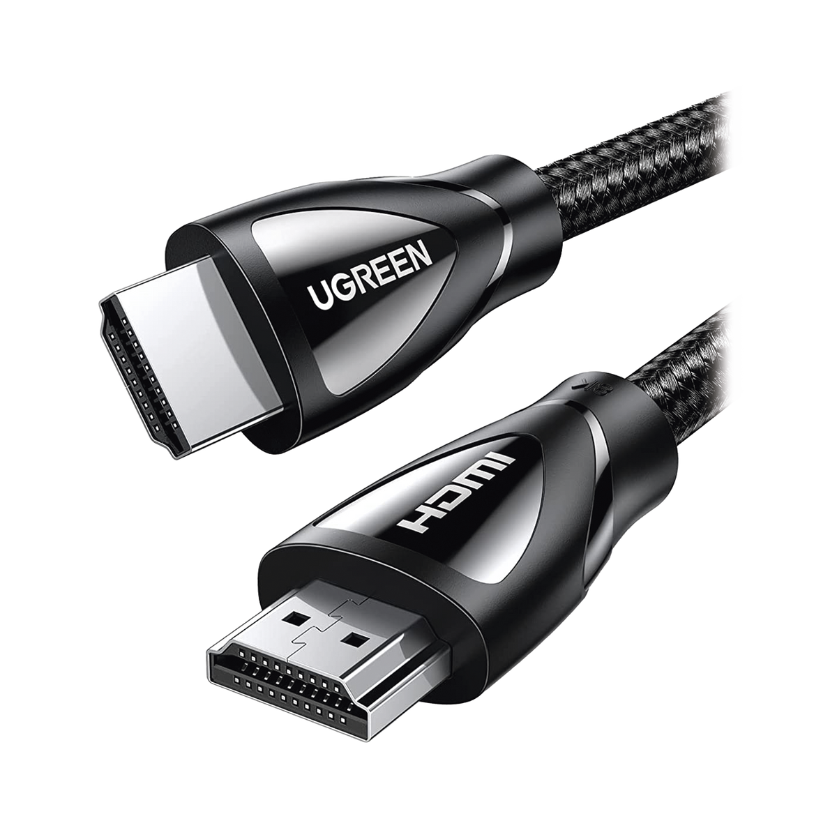 Cable HDMI 2.1 de Nylon Trenzado | 5 Metros (16.40 Pies) | 8K@60Hz/4K@120Hz | eARC (Canal de Retorno de Audio) | HDR10+ | VVR | HEC (Canal Ethernet HDMI) | ALLM | 3D | Dolby Atmos | Dolby Vision | 48 Gbps | Mayor Duración