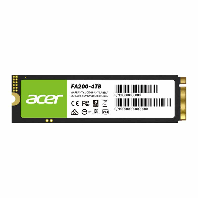 Unidad Ssd Acer Fa200 4Tb M.2 Nvme Gen4 7200Mb/S (BL.9BWWA.150)