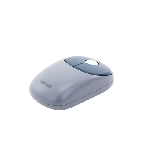 Mouse Inalámbrico FUN - Recargable- 2.4G & Bluetooth - 4 Niveles de DPI - Silencioso - Ergonómico - 5 Botones - Compatible con Windows, macOS 10.5, Android iOS Linux y Chrome OS - Color Azul.