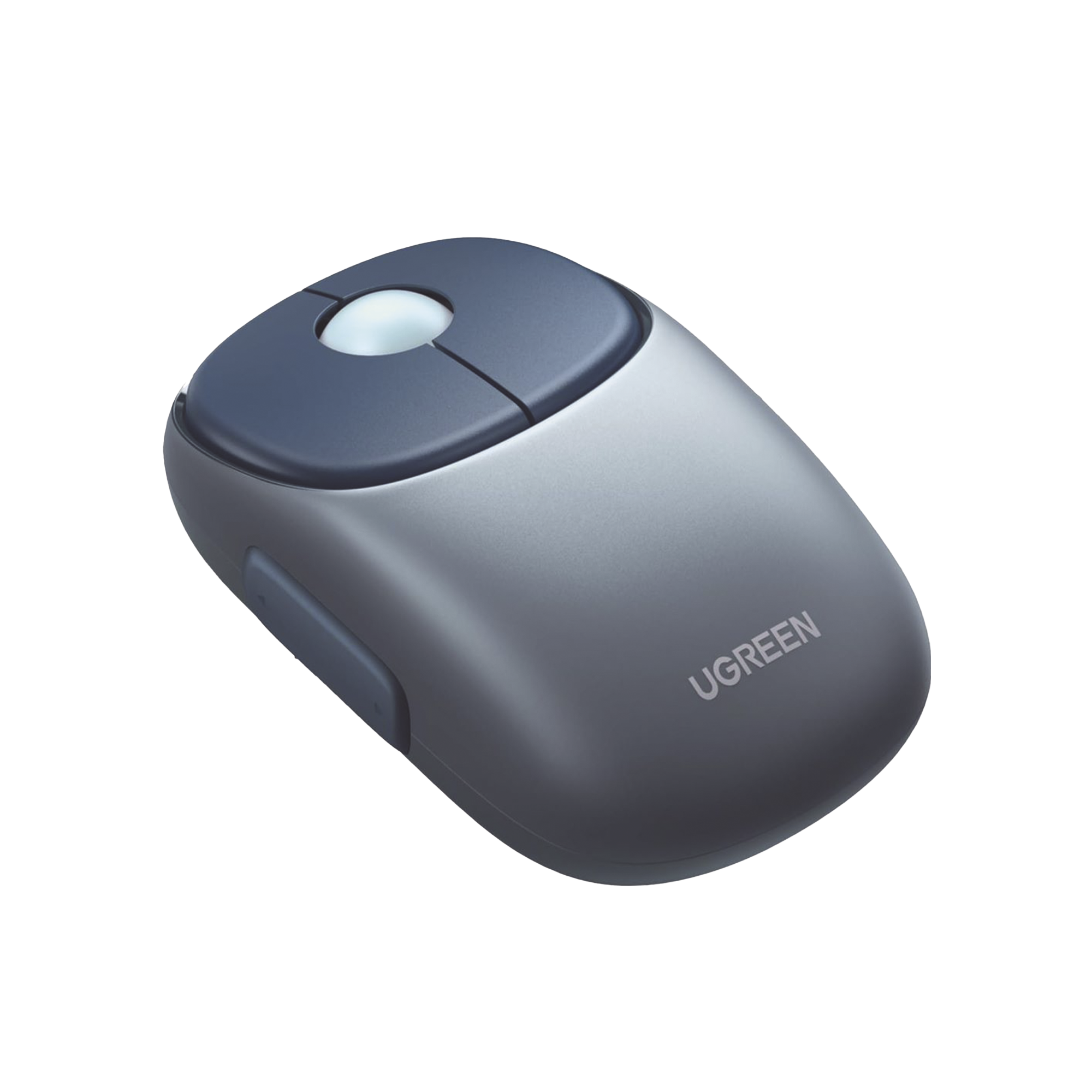 Mouse Inalámbrico FUN - Recargable- 2.4G & Bluetooth - 4 Niveles de DPI - Silencioso - Ergonómico - 5 Botones - Compatible con Windows, macOS 10.5, Android iOS Linux y Chrome OS - Color Azul.