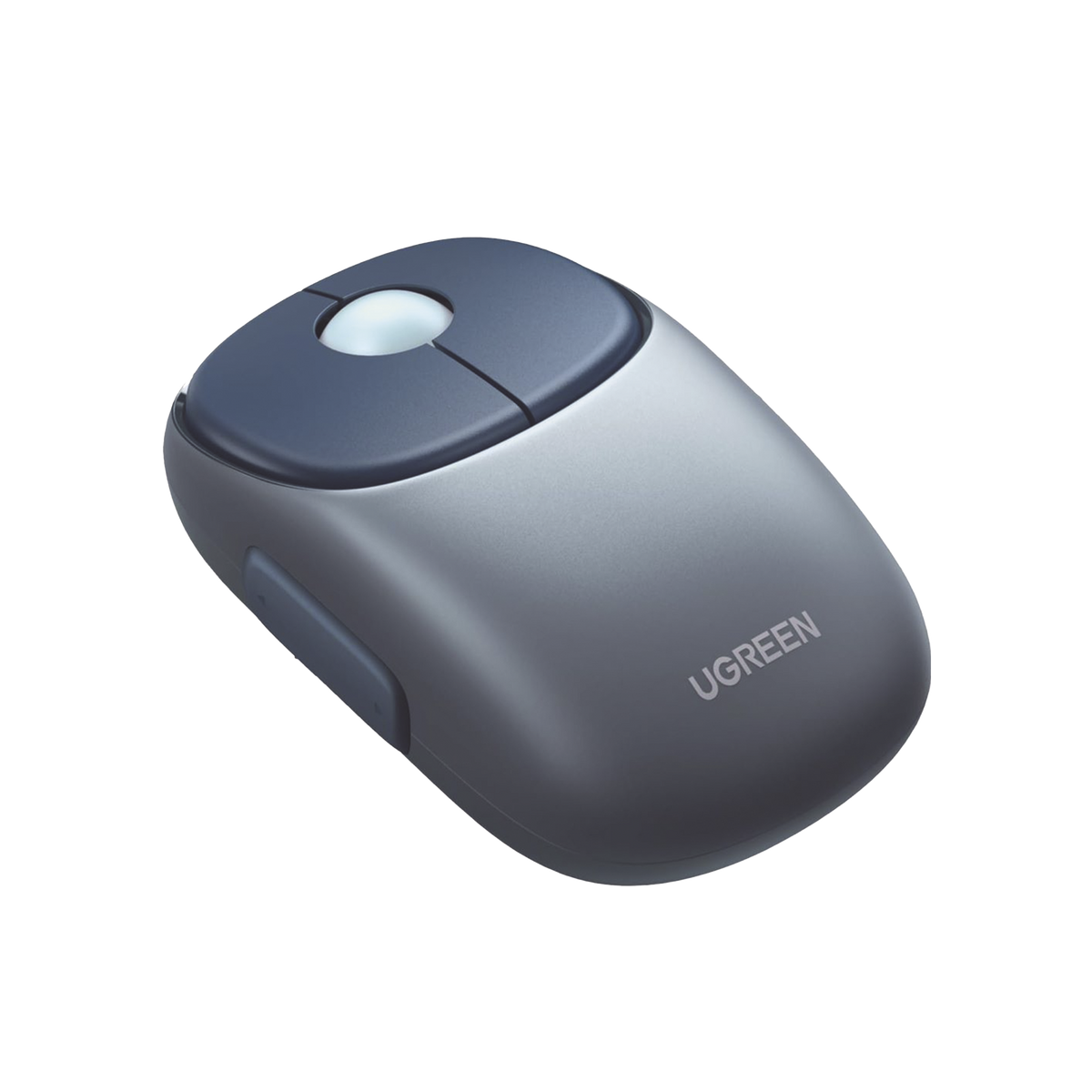 Mouse Inalámbrico FUN - Recargable- 2.4G & Bluetooth - 4 Niveles de DPI - Silencioso - Ergonómico - 5 Botones - Compatible con Windows, macOS 10.5, Android iOS Linux y Chrome OS - Color Azul.