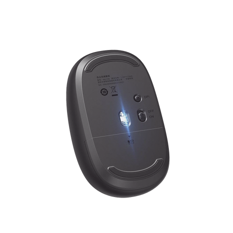 Mouse Inalámbrico 2.4G 800/1200/1600/2400 DPI - Función de 3 botones - Alcance 10m - Silencioso - Ergonómico - Anti-caída y Anti-interferencias - Batería Alcalina AA incluida - Midnight Blue.