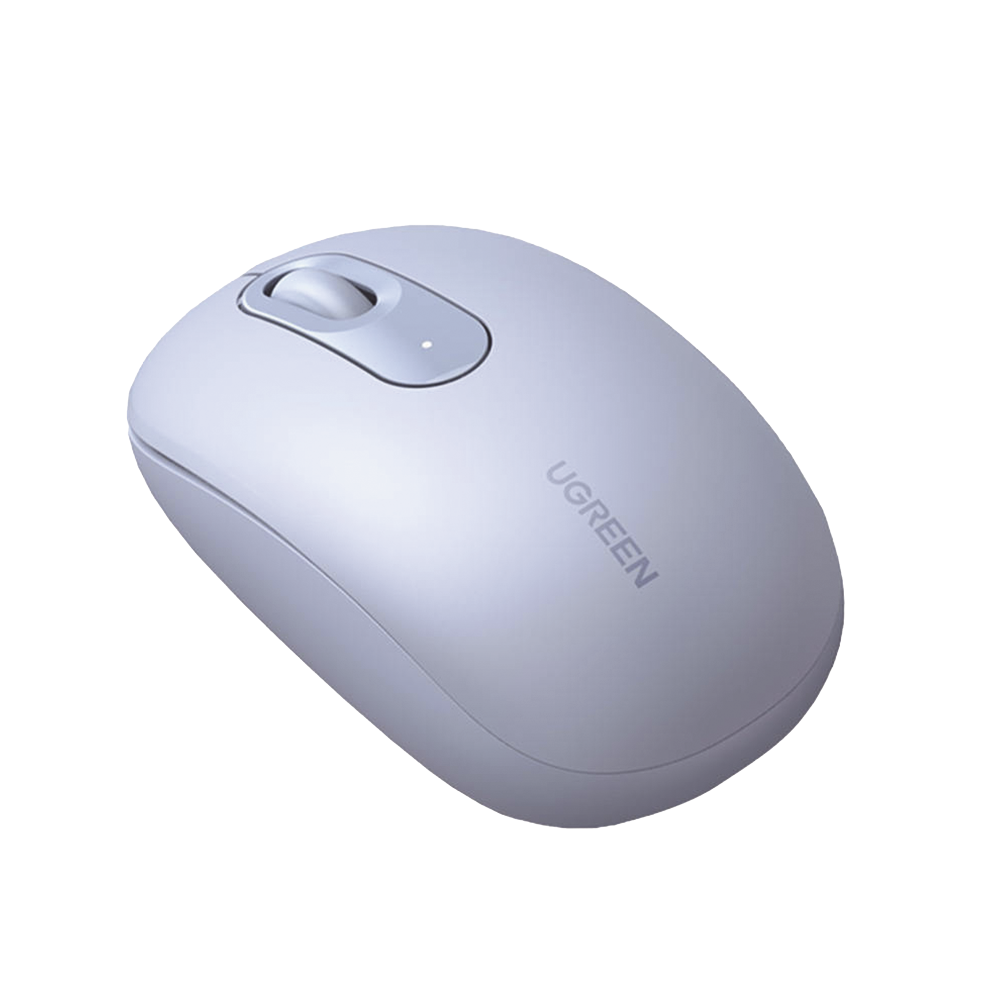 Mouse Inalámbrico 2.4G 800/1200/1600/2400 DPI - Función de 3 botones - Alcance 10m - Silencioso - Ergonómico - Anti-caída y Anti-interferencias - Batería Alcalina AA incluida - Color Dusty Blue.