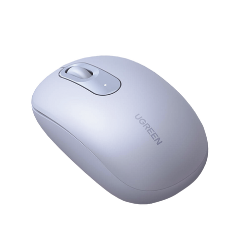 Mouse Inalámbrico 2.4G 800/1200/1600/2400 DPI - Función de 3 botones - Alcance 10m - Silencioso - Ergonómico - Anti-caída y Anti-interferencias - Batería Alcalina AA incluida - Color Dusty Blue.