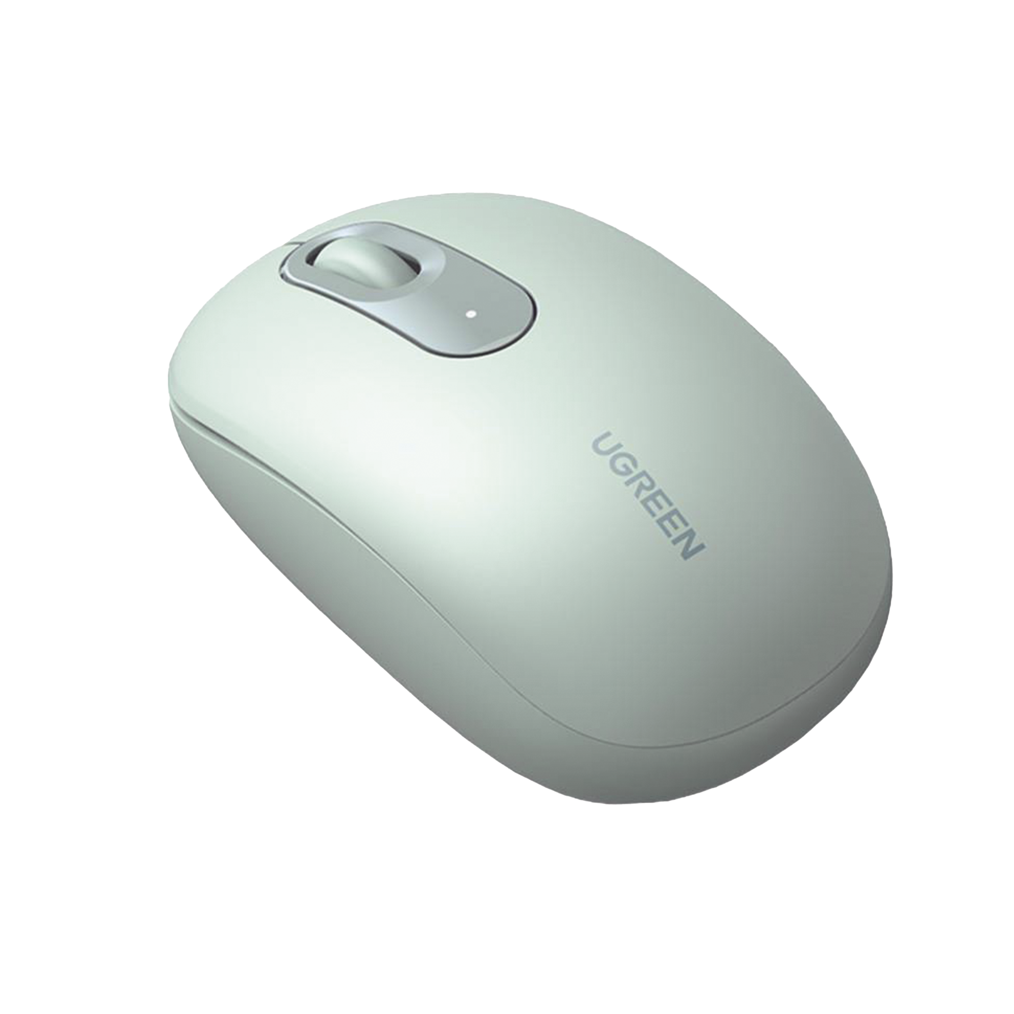 Mouse Inalámbrico 2.4G 800/1200/1600/2400 DPI - Función de 3 botones - Alcance 10m - Silencioso - Ergonómico - Anti-caída y Anti-interferencias - Batería Alcalina AA incluida - Color Green.