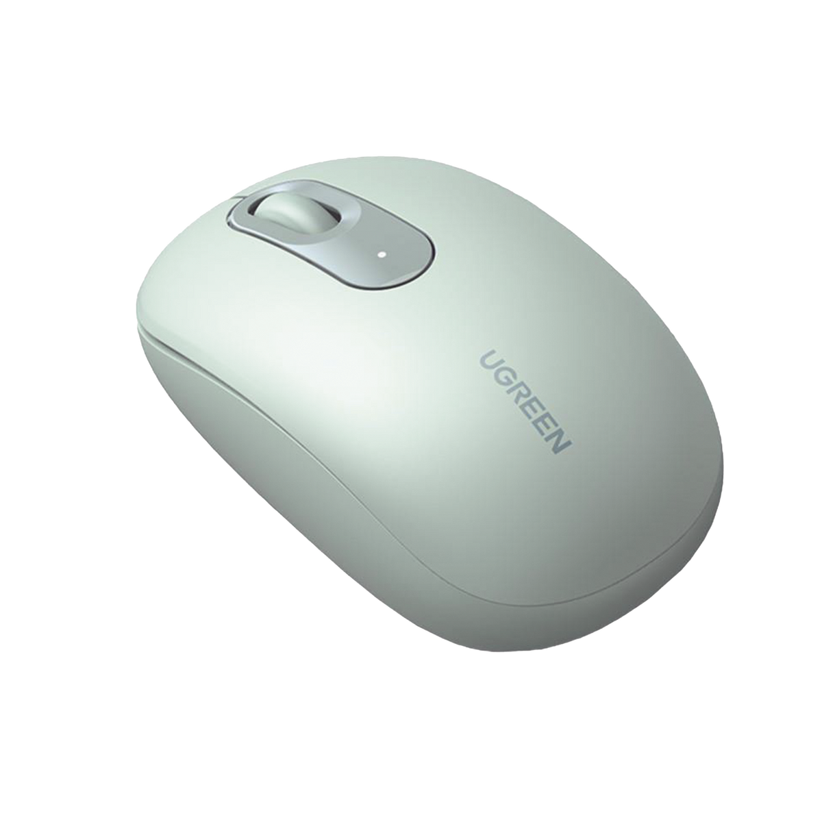Mouse Inalámbrico 2.4G 800/1200/1600/2400 DPI - Función de 3 botones - Alcance 10m - Silencioso - Ergonómico - Anti-caída y Anti-interferencias - Batería Alcalina AA incluida - Color Green.