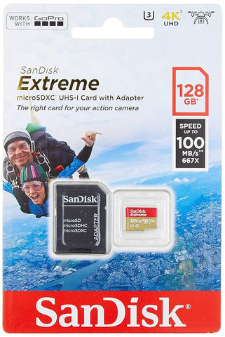 Memoria Sandisk Micro Sd Extreme 128Gb V30 A2 C/A (Sdsqxaa-128G-Gn6Aa)