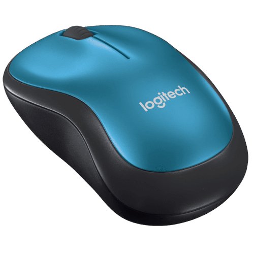Mouse Logitech M185 Azul Inalambrico Usb (910-003636)
