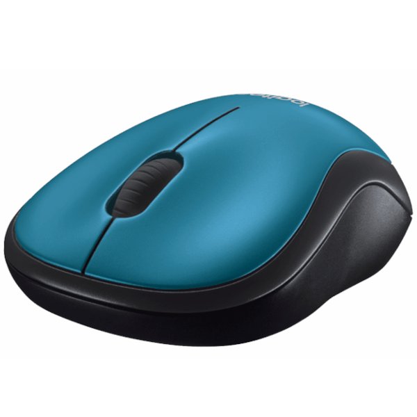 Mouse Logitech M185 Azul Inalambrico Usb (910-003636)