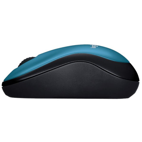 Mouse Logitech M185 Azul Inalambrico Usb (910-003636)