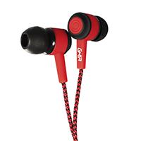 Audifonos Alambricos Ghia Comet Color Rojo 3.5Mm 1.2 Metros