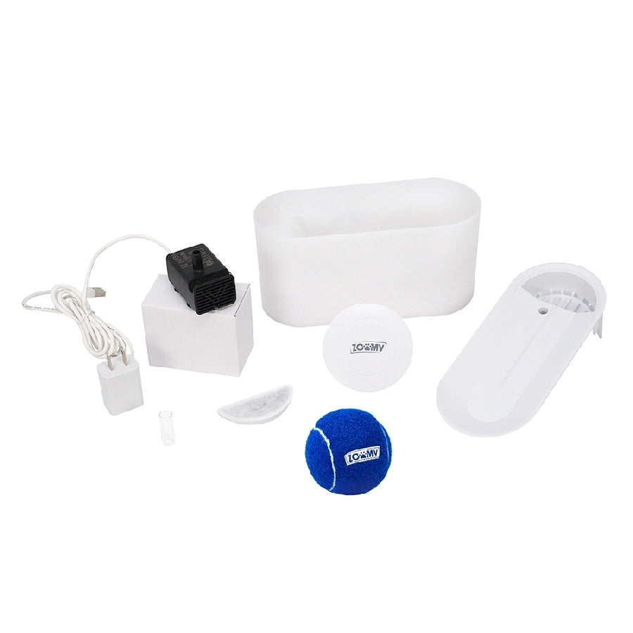 Bebedero Fuente Zoomy 1.5L para Mascotas con Triple Filtración - Agua Siempre Limpia y Fresca - Ultrasilencioso
