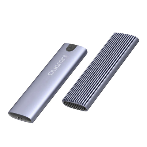 Carcasa Externa Quaroni para SSD M.2 NVMe con Cable USB