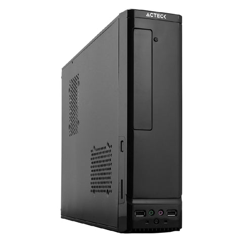 Gabinete Micro Torre Acteck Atom GS240 con Fuente 450W y Estructura de Metal - Minimalista y Funcional