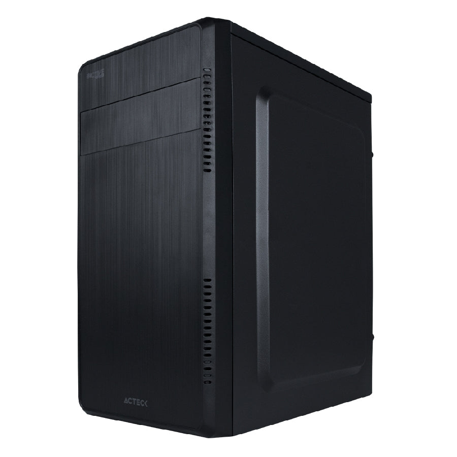 Gabinete Mini Torre Acteck Kioto GC240 con Fuente de Poder 500W para Ensamble Micro ATX - Práctico y Confiable