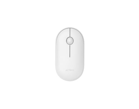 Mouse Ultra Delgado Acteck Edge Mi460 Inalambrico Blanco (Ac-934114)