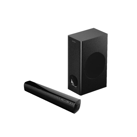 Barra de Sonido Acteck Dynamic Trim BS465 60W con Subwoofer, Bluetooth y Conexión HDMI - Envolvente y Elegante