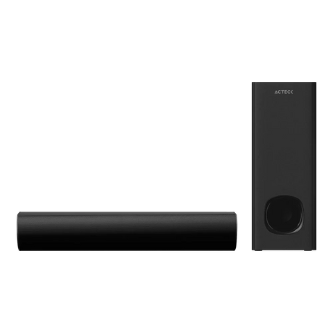 Barra de Sonido Acteck Dynamic Trim BS465 60W con Subwoofer, Bluetooth y Conexión HDMI - Envolvente y Elegante