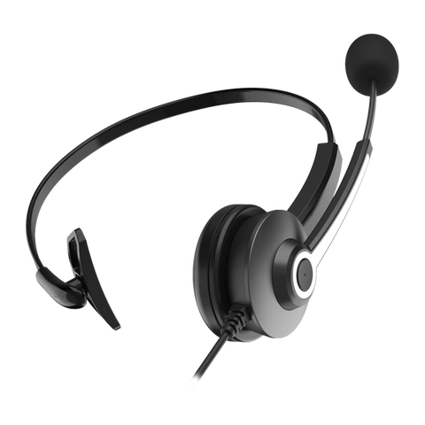 Audifonos Acteck Centric Pro Hn620 Usb A + Micro + Control de Volumen Negro (Ac-935326)