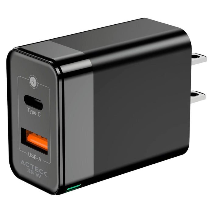 Cargador Acteck Plus Cp440, Carga Ultr Rapida 40W, 1 X Usb-C, Negro AC-935562