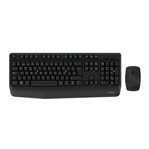Combo 2-1 Acteck Creator Mk465 Inalambrico 2.4 Ghz, Usb, Negro (Ac-936354)