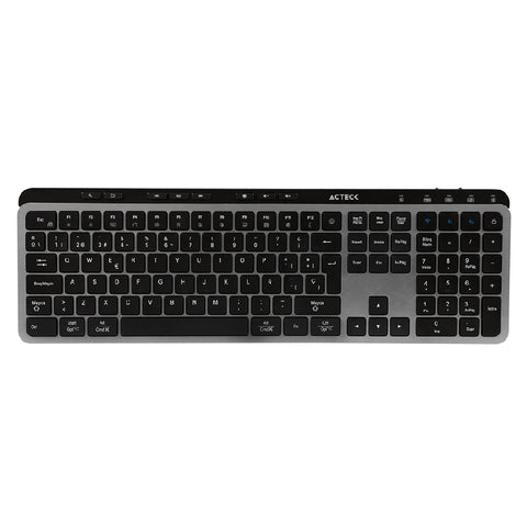 Teclado Inalámbrico Dual Acteck Inspire Krea TI755 Recargable con Sistema Anti-Ghosting - Profesional y Ágil