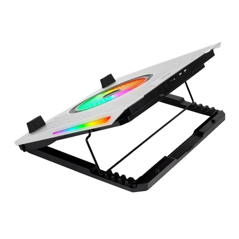 Base Enfriadora Froost Epic BE670 con 5 Ventiladores y Luz RGB para Laptop de 15.6" - Gamer y Alto Rendimiento