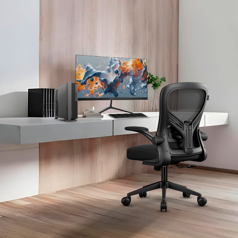 Silla Oficina Acteck Flux Ec343 Altasuavidad 100Kg Marco Y Malla Negra