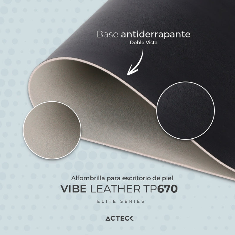 Mouse Pad XL Vibe Leather TP670 Elite Series Doble Vista