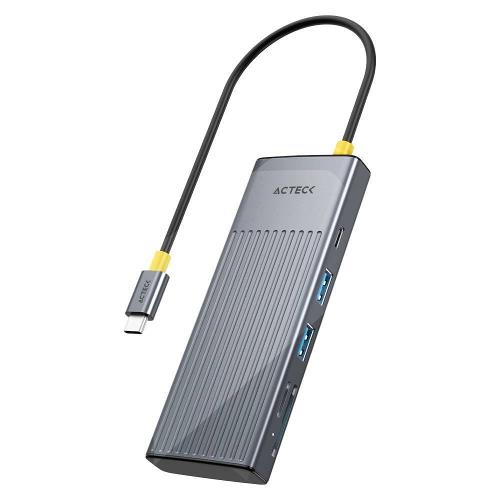 Hub USB 7 en 1 Acteck Nexus Dock Pro HN920 - Puerto HDMI 4K@60Hz y USB 3.2 5Gbps - Expansión Profesional para Laptop