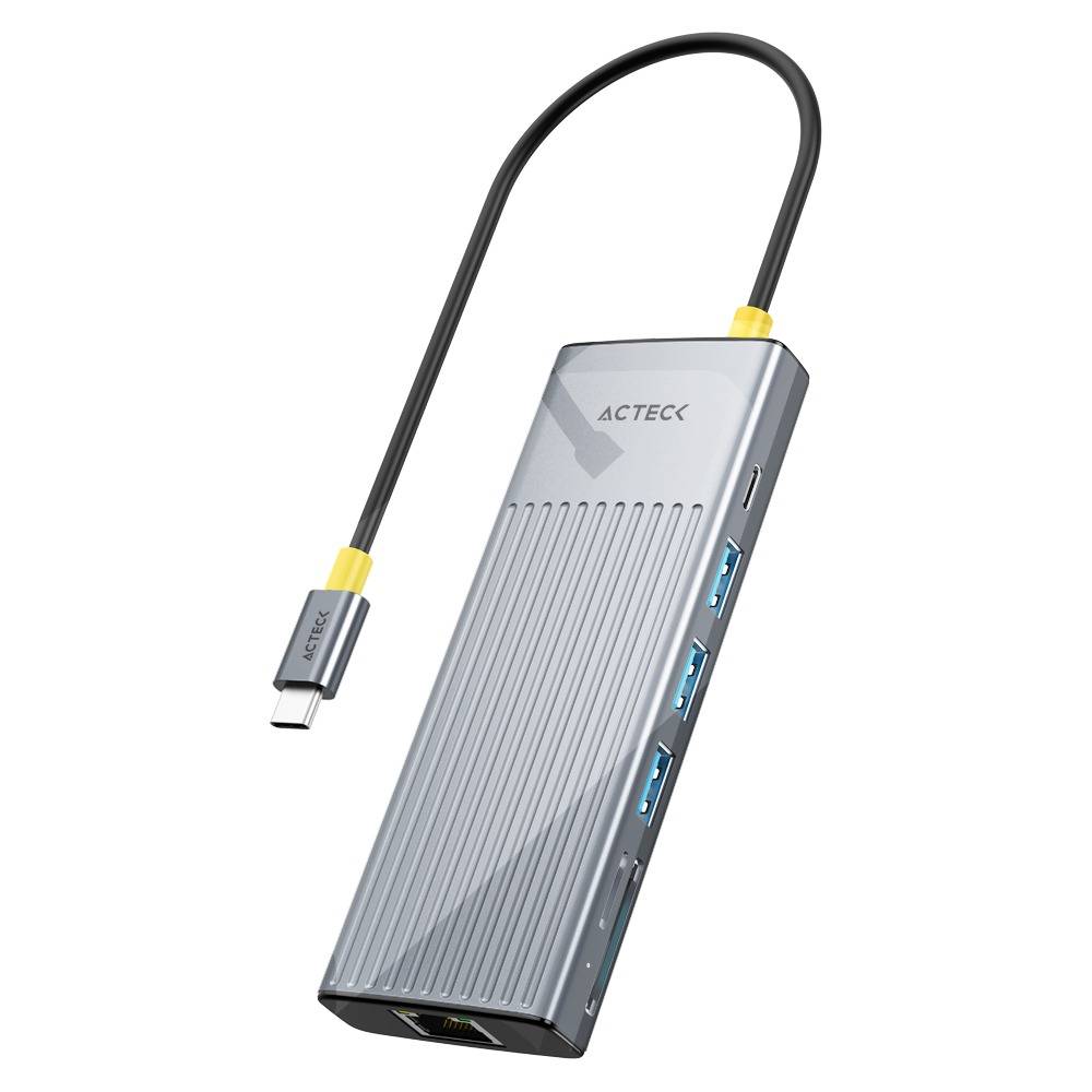 Hub USB 9 en 1 Acteck Nexus Dock Pro HN930 - Multipuerto de Alta Velocidad - Conecta Todos tus Dispositivos en Un Solo Lugar
