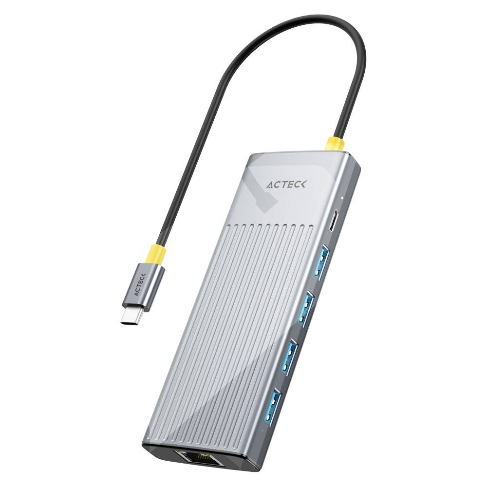 Hub USB 9 en 1 Acteck Nexus Dock Pro HN940 - Conectividad Múltiple Avanzada - Optimiza tu Espacio de Trabajo