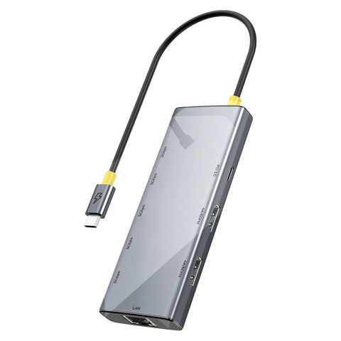 Hub USB 9 en 1 Acteck Nexus Dock Pro HN940 - Conectividad Múltiple Avanzada - Optimiza tu Espacio de Trabajo