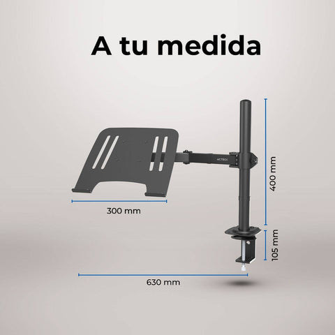 Soporte Articulado para Laptop Acteck Enforce Zone SM515 - Fijación C-Clamp y Ajuste de Ángulo - Espacio Elevado Ergonómico - Nuevo