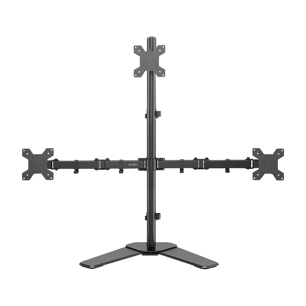 Soporte Articulado para Tres Monitores Acteck Enforce Zone-B SM530 - Base Firme y Ajuste de Ángulo - Inmersión Multitarea Espectacular - Nuevo