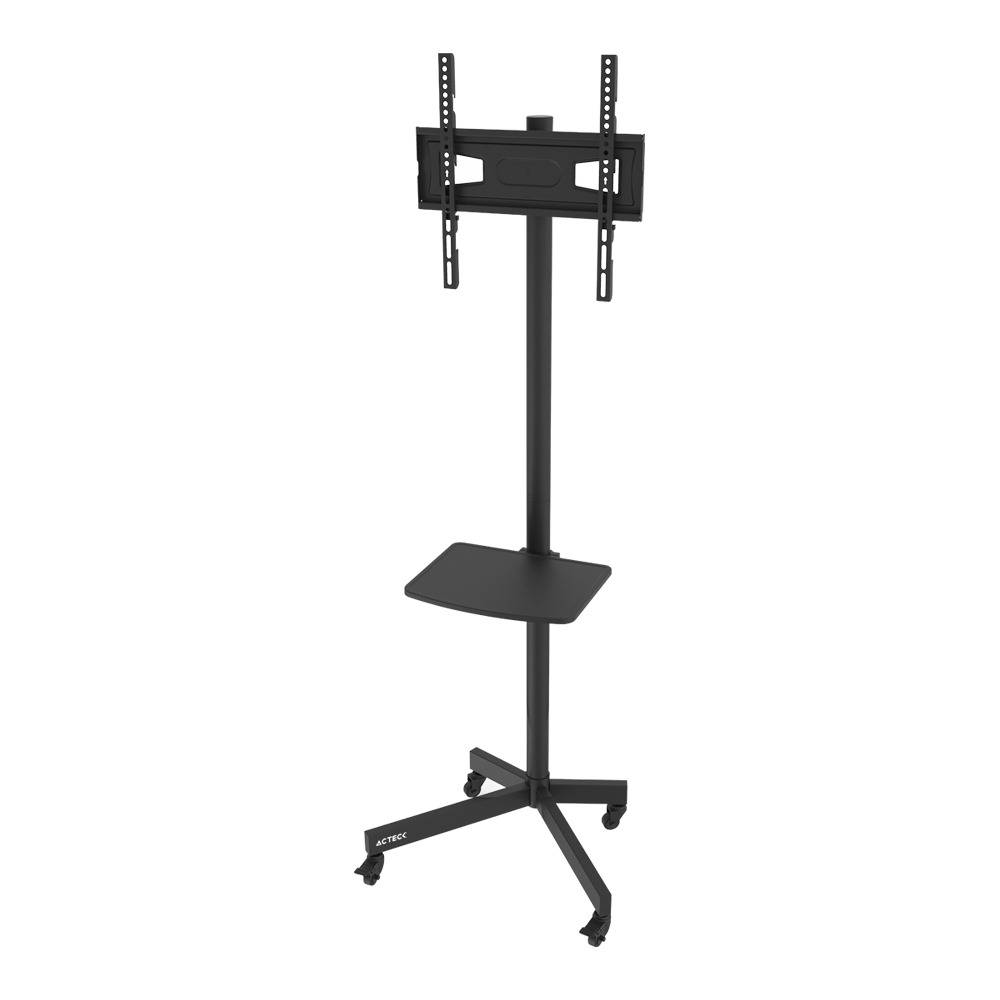 Soporte Móvil para TV Acteck Enforce Movil SP700 - Repisa Integrada y Ruedas con Freno - Movilidad Práctica y Segura - Nuevo
