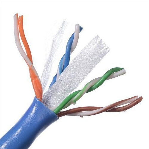 Bobina de Cable UTP CAT6+  BELDEN 2412 006A1000 - 305 m, Azul, Interior, 100  Cobre