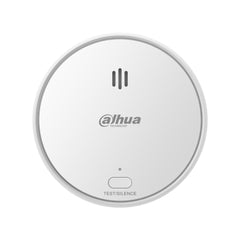 Detector de Humo Inalámbrico,  Sensor Fotoeléctrico de Doble Cámara, Sirena Interna de 85dB, Función de Prueba y Silenciar,  Alarma Visual y Sonora NB