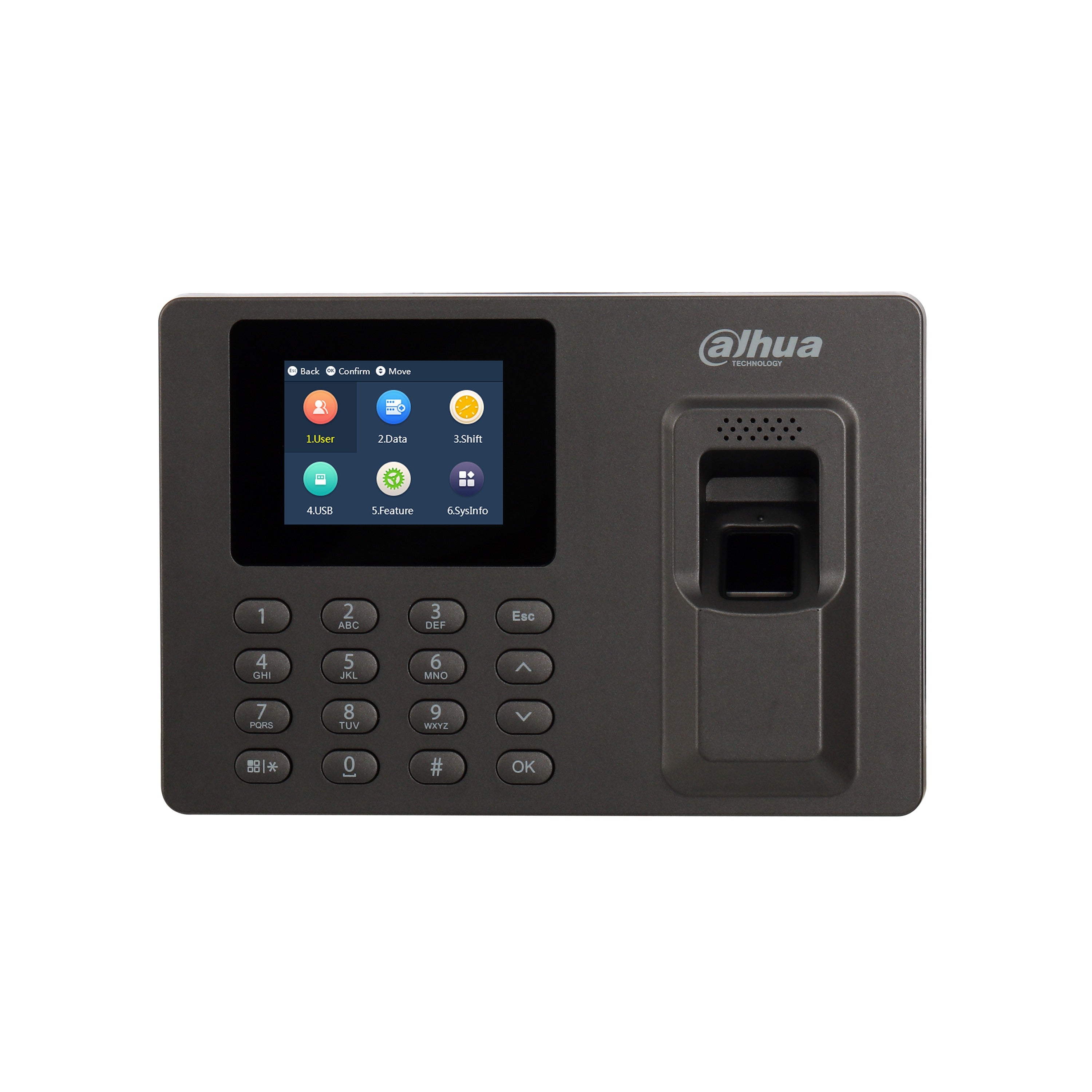 Control de Asistencia Dahua Technology DAHUA ASA1222E - Biométrico, Contraseña, Si, Si, 1000 usuario(s), Si NB