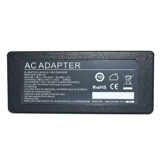 Cargador / Adaptador para Laptop AC-Toshiba GENERICO de 65W 19V-3.42A (5.5*2.5)