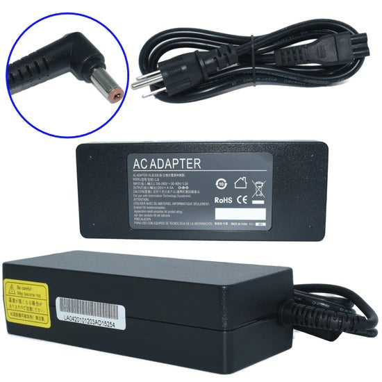 Cargador / Adaptador para Laptop AC-LENOVO-CAFE GENERICO de 90W 20V 4.5A (5.5*2.5 punta café)