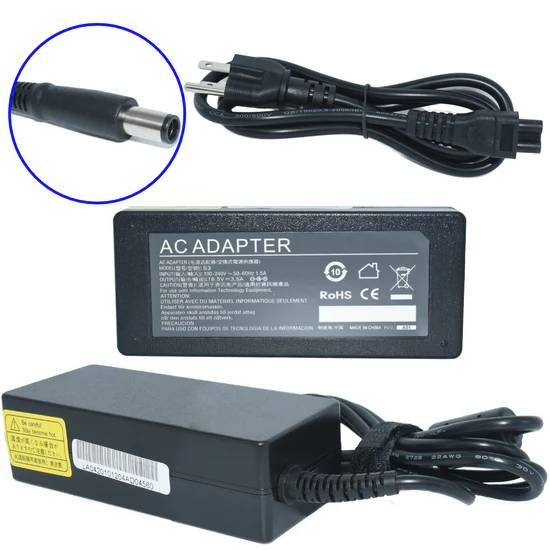 Cargador / Adaptador para Laptop GENERICO AC-HP PinCentral de 65W 18.5V-3.5A (7.4*5.0)