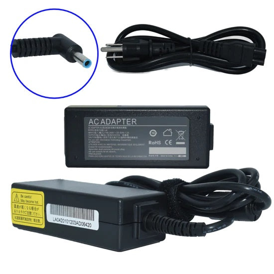 Cargador / Adaptador para Laptop GENERICO 45W AC-HP AZUL de 45W 19.5V 2.31A (4.5*3.0)